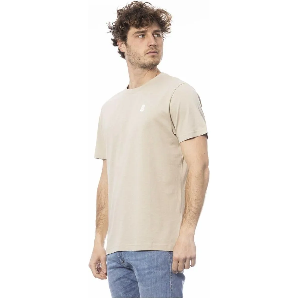 Invicta Beige Cotton Men T-Shirt