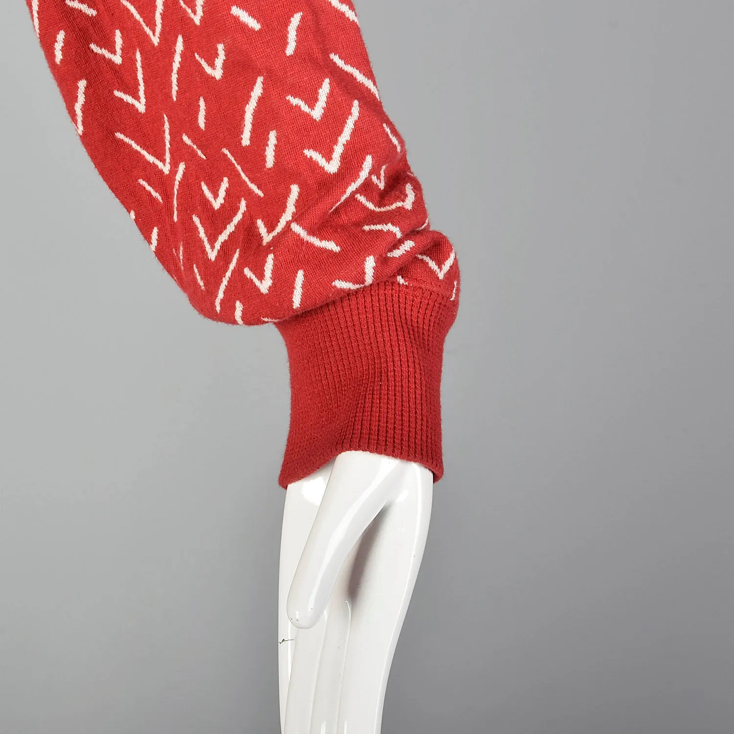 Issey Miyake Plantation 1980s Red Two Piece