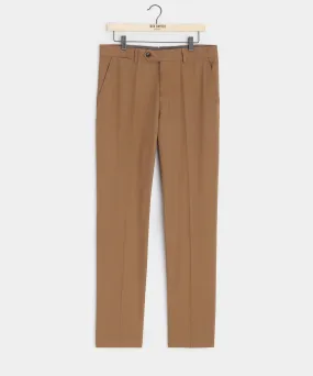 Italian Cotton Sutton Trouser in Acorn