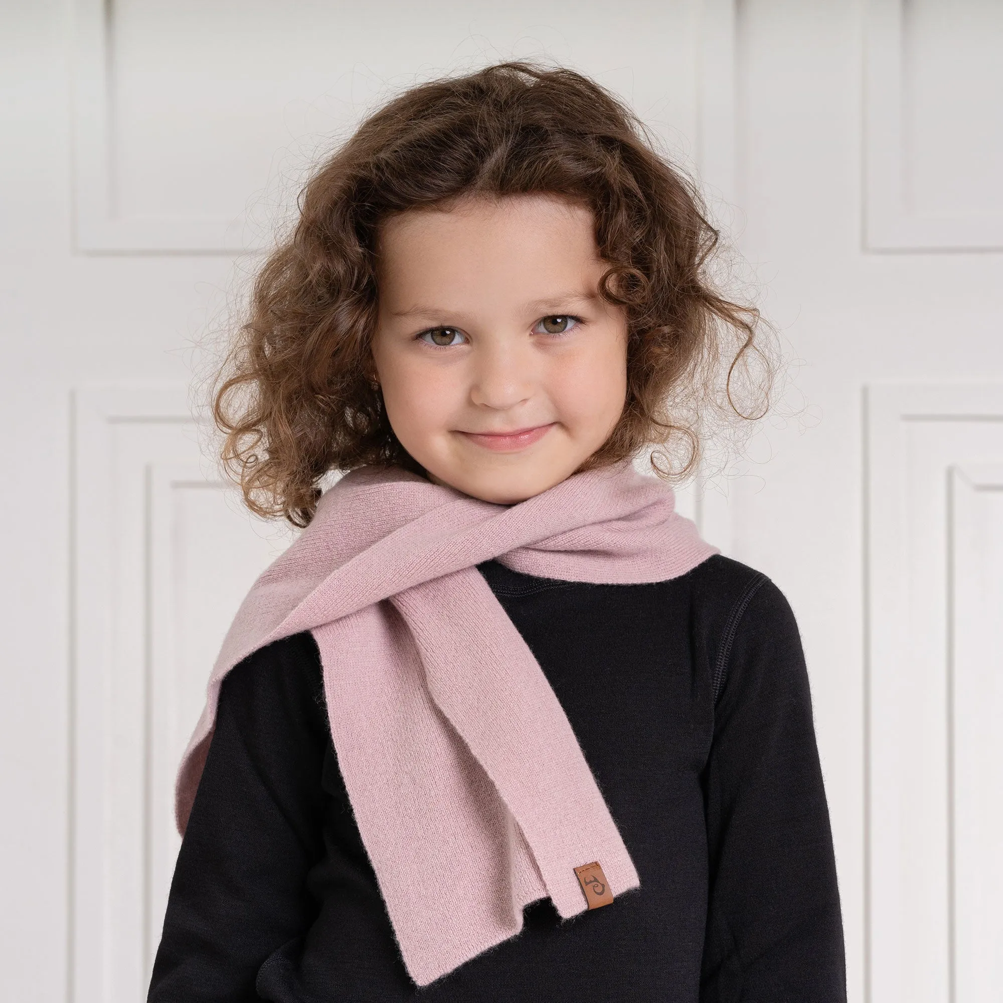 Kids' Knit Scarf Cashmere Blend