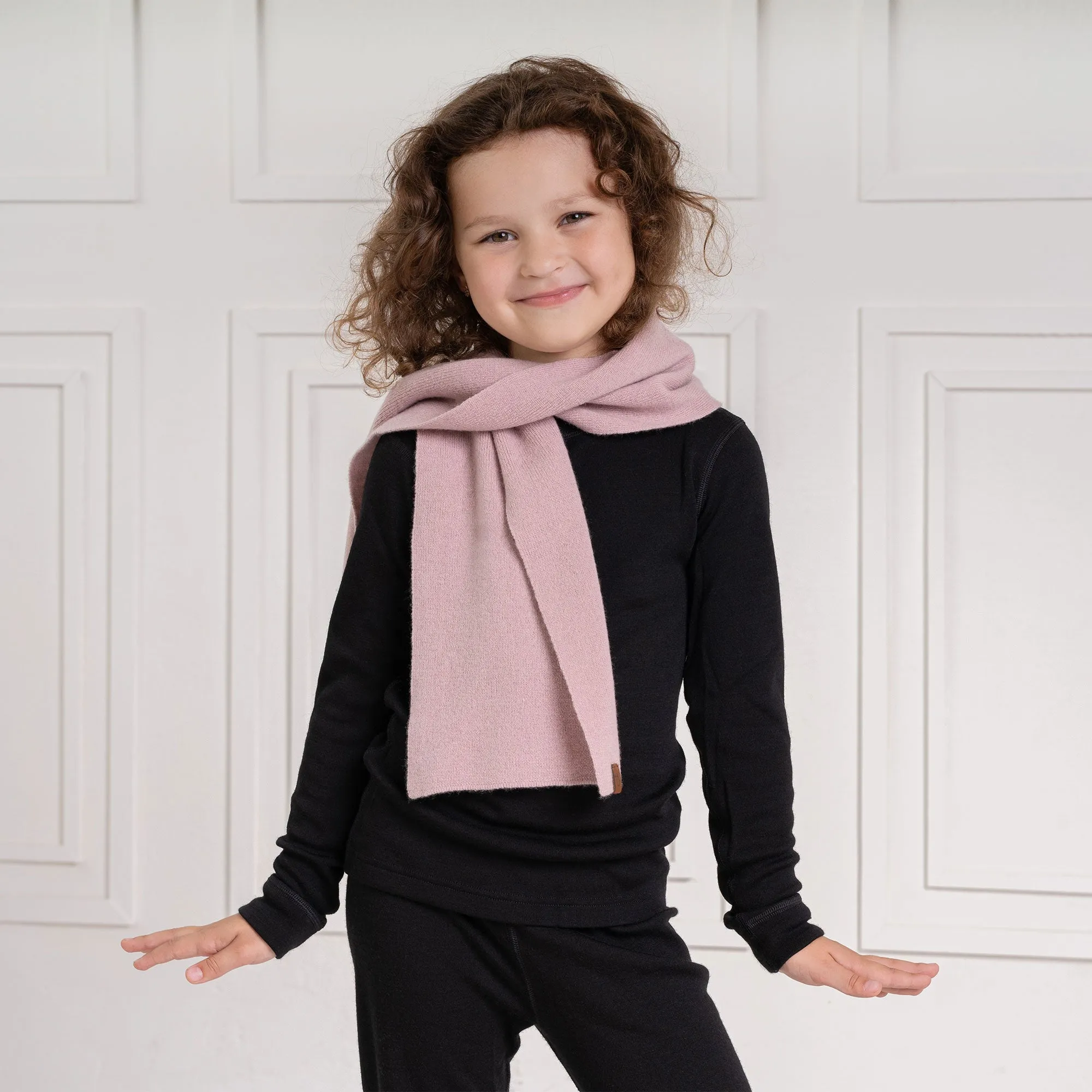 Kids' Knit Scarf Cashmere Blend