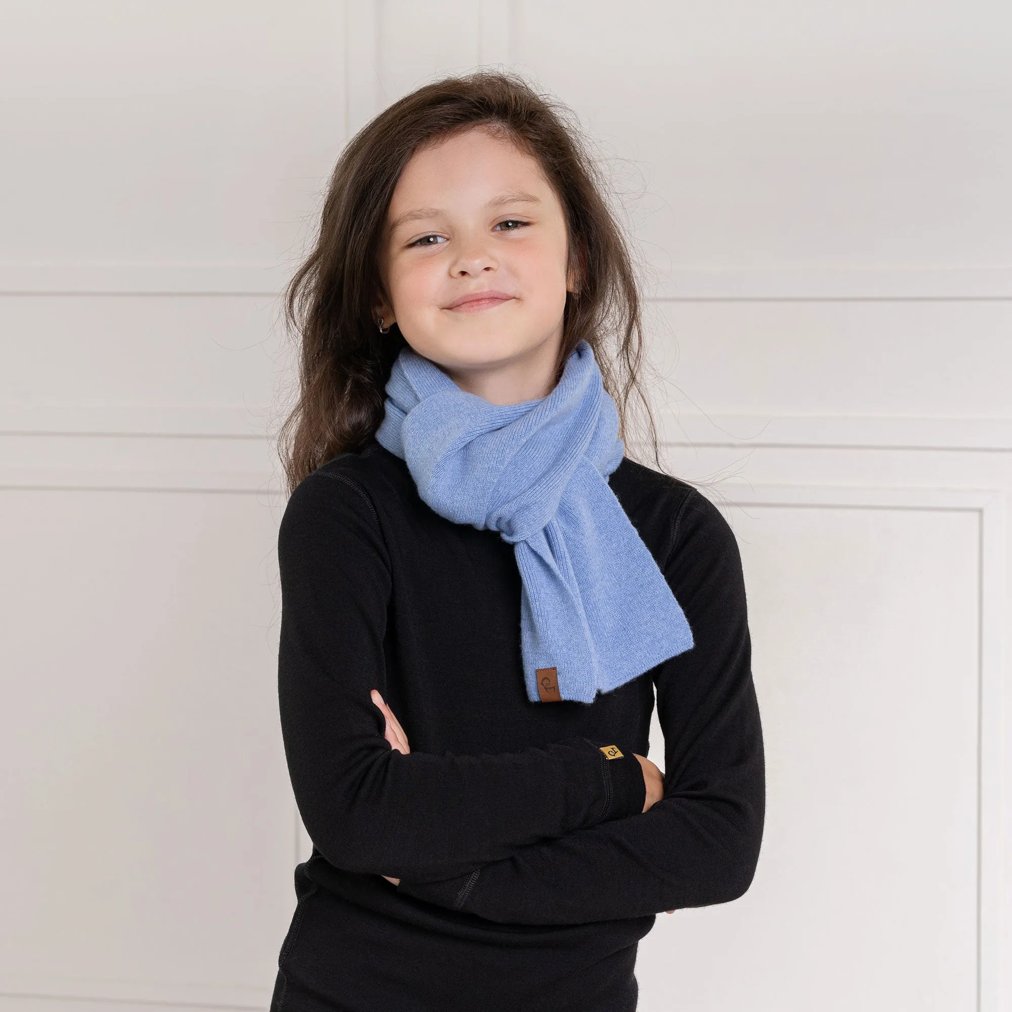 Kids' Knit Scarf Cashmere Blend