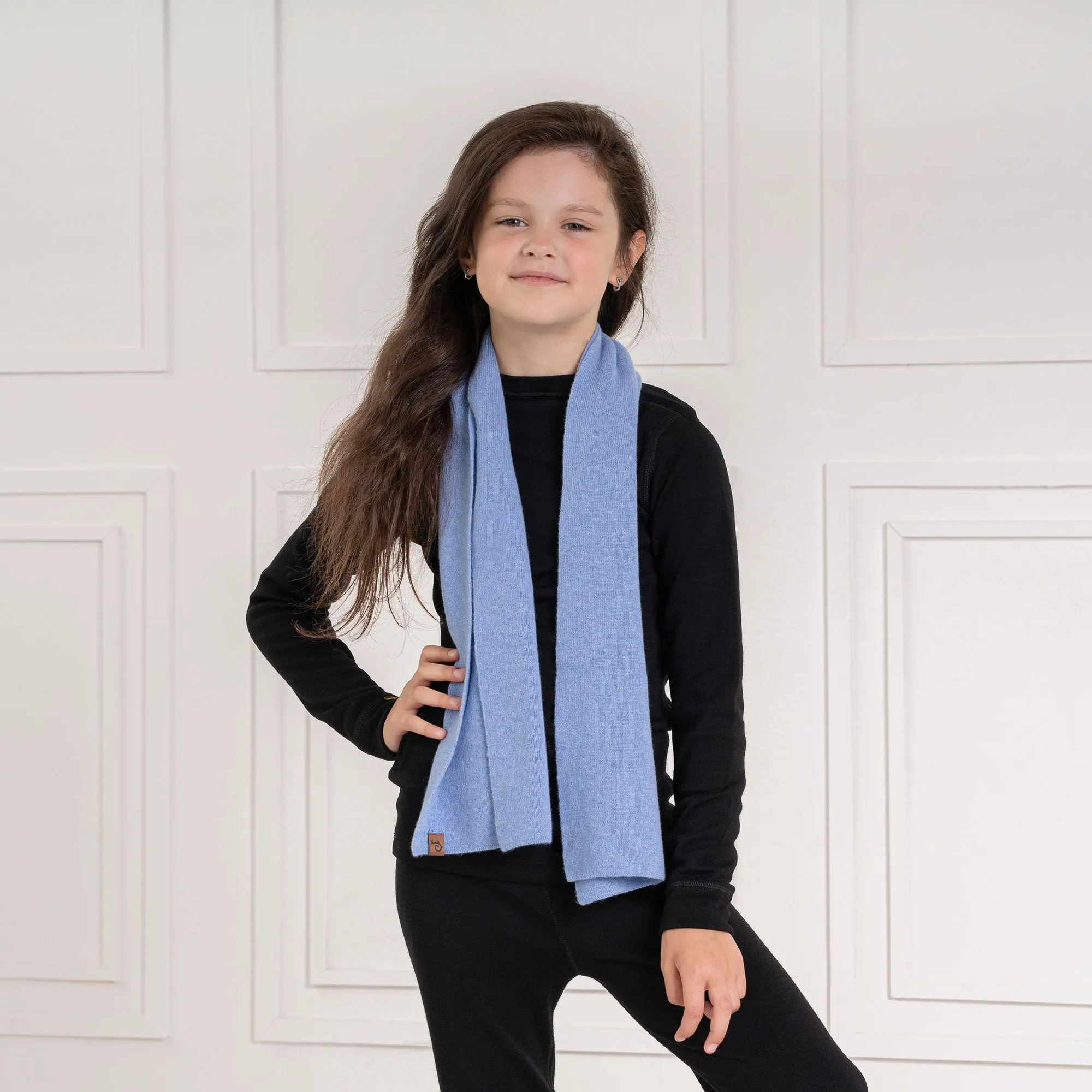 Kids' Knit Scarf Cashmere Blend