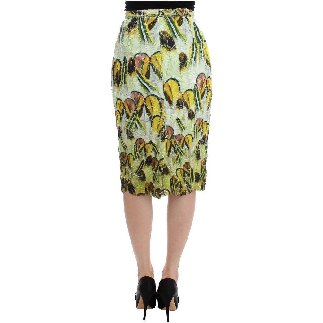 Lanre Da Silva Ajayi Vibrant Silk Blend Pencil Skirt