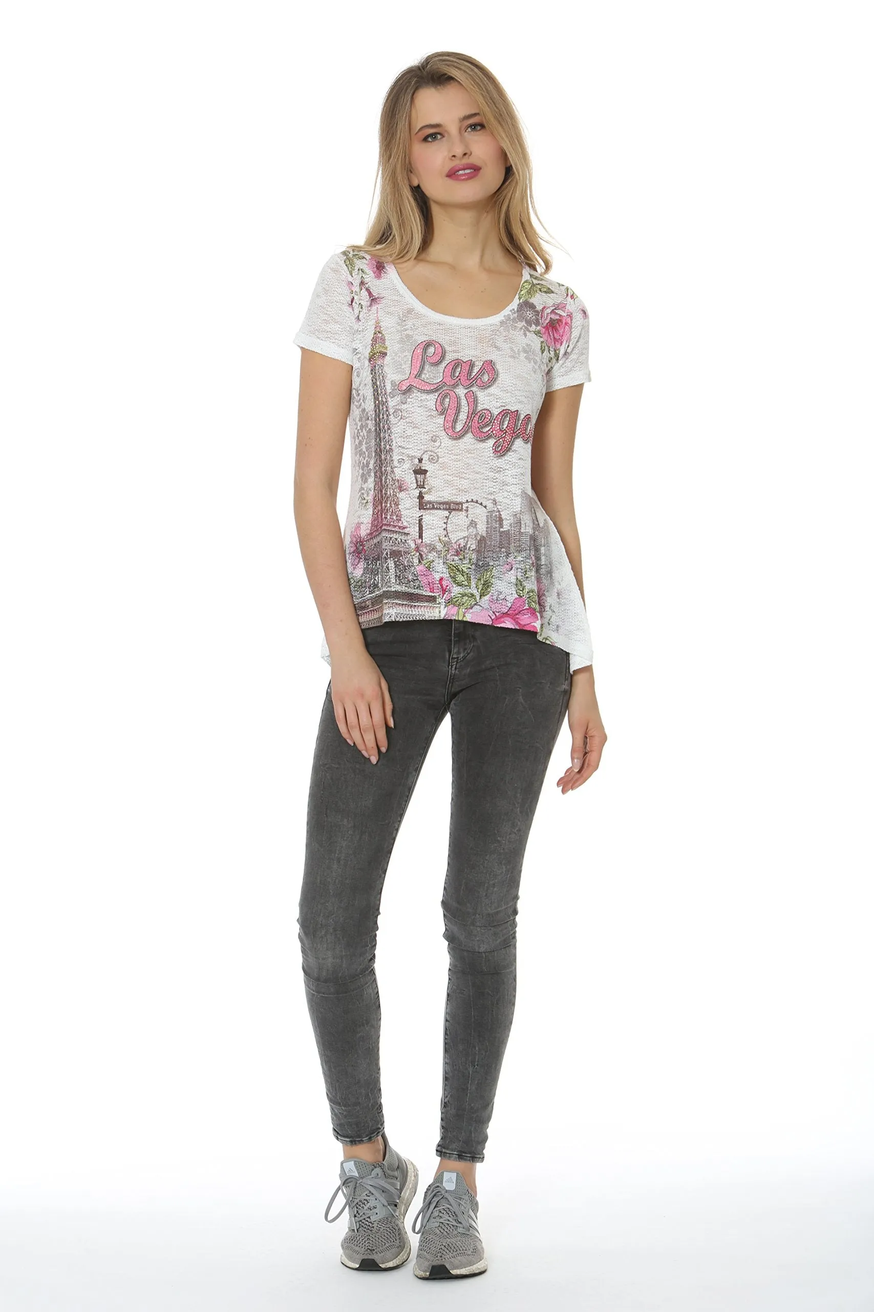 Las Vegas Floral Tunic T-Shirt