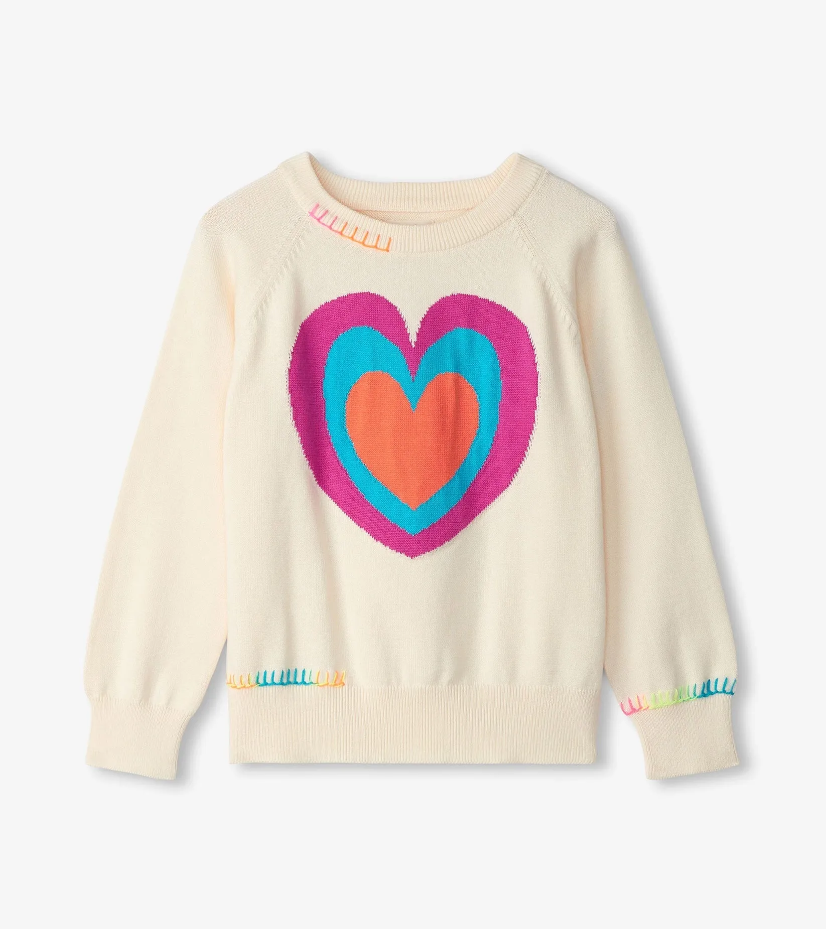 Layered Hearts Sweater/Hatley