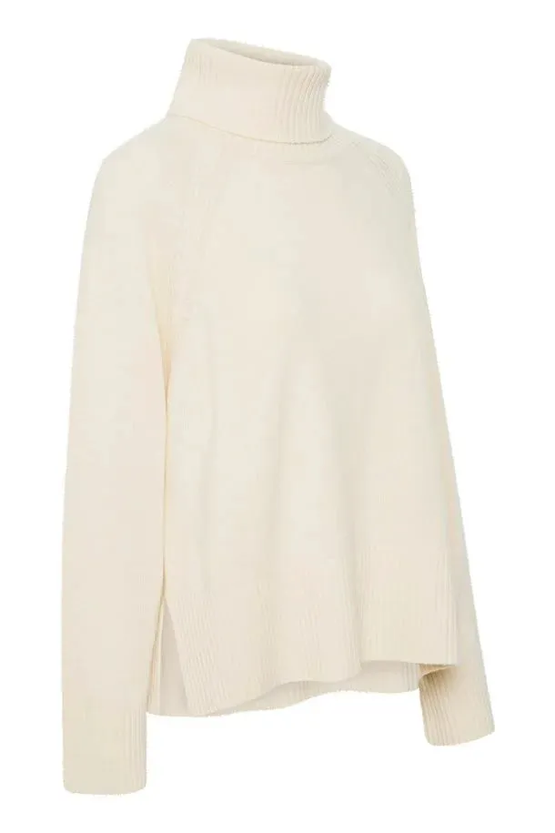 Leighton Polo Neck Sweater Birch