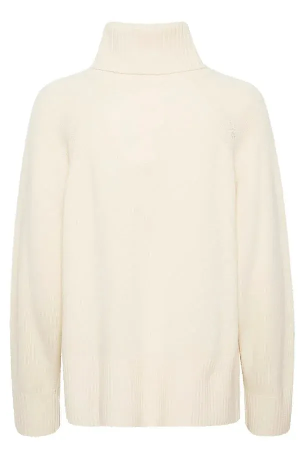 Leighton Polo Neck Sweater Birch