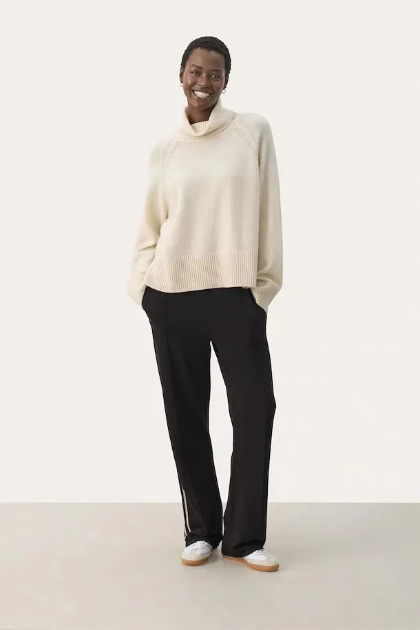 Leighton Polo Neck Sweater Birch