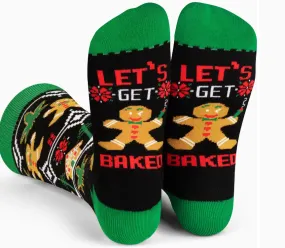 Let's Get Baked Adult Crew Socks