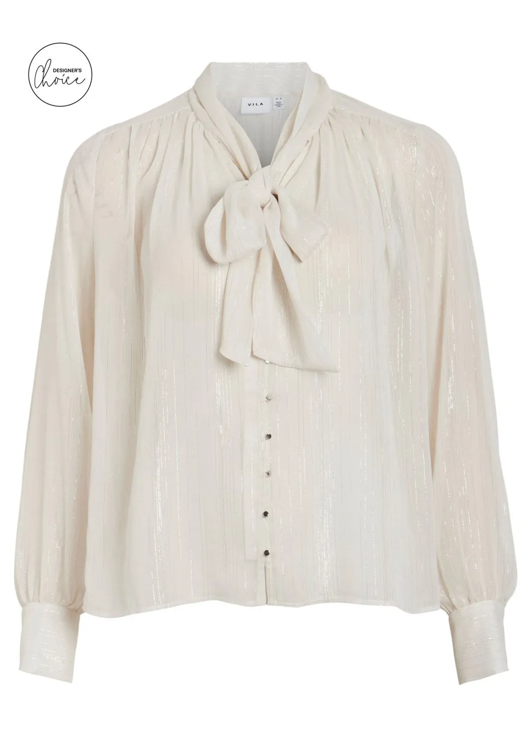 Lurex Chiffon Blouse