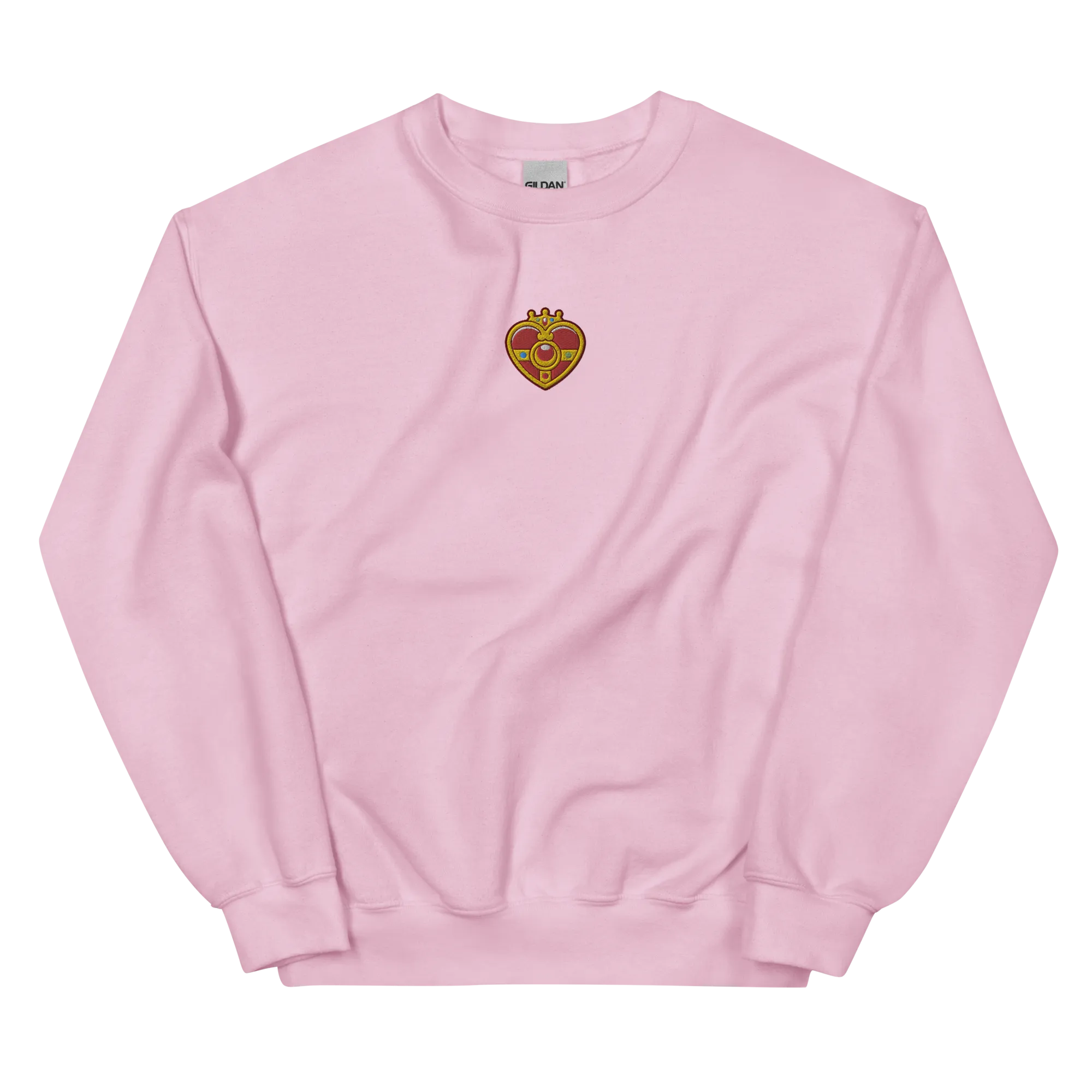 Magical Girl Embroidered Cosmic Heart Compact Sweatshirt