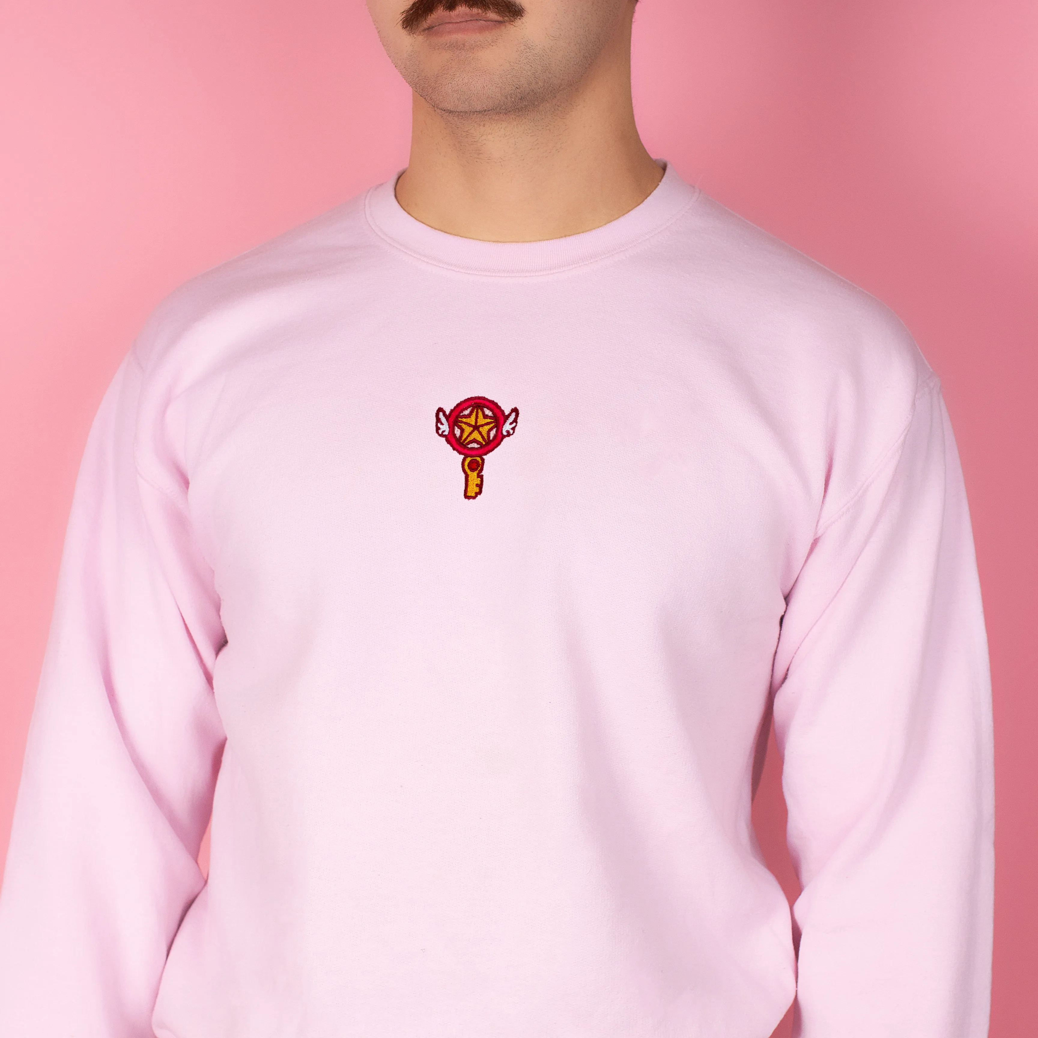 Magical Girl Star Key Embroidered Sweatshirt