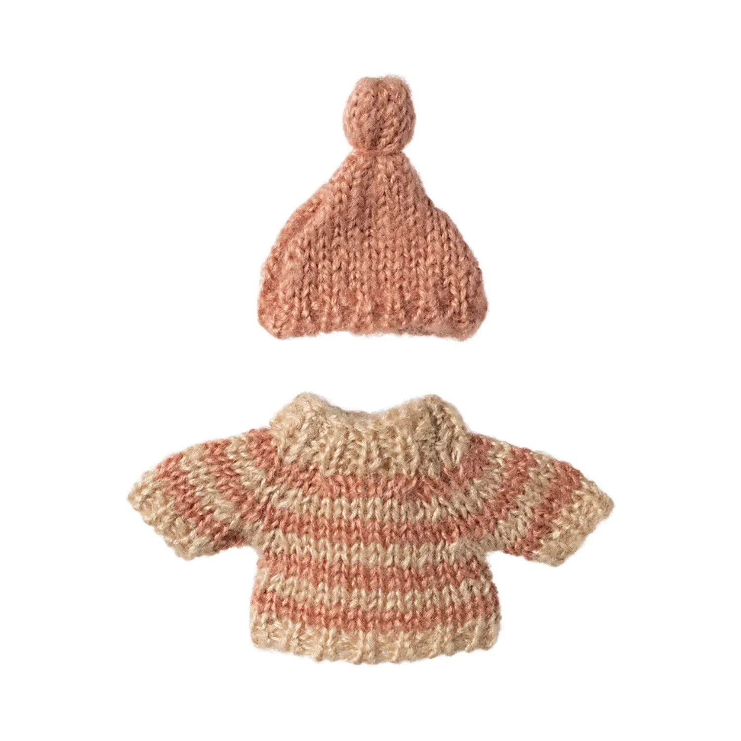 Maileg Knitted sweater and hat, Big sister mouse