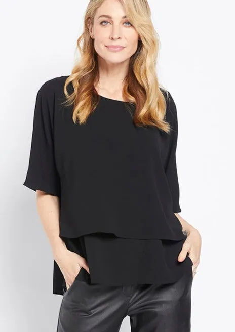 Marvel Layer Tunic in Black