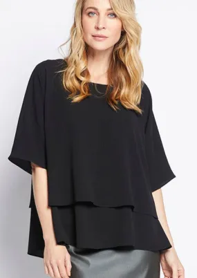 Marvel Layer Tunic in Black