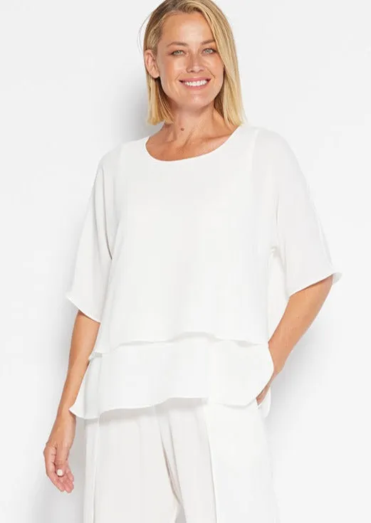 Marvel Layer Tunic in Ivory