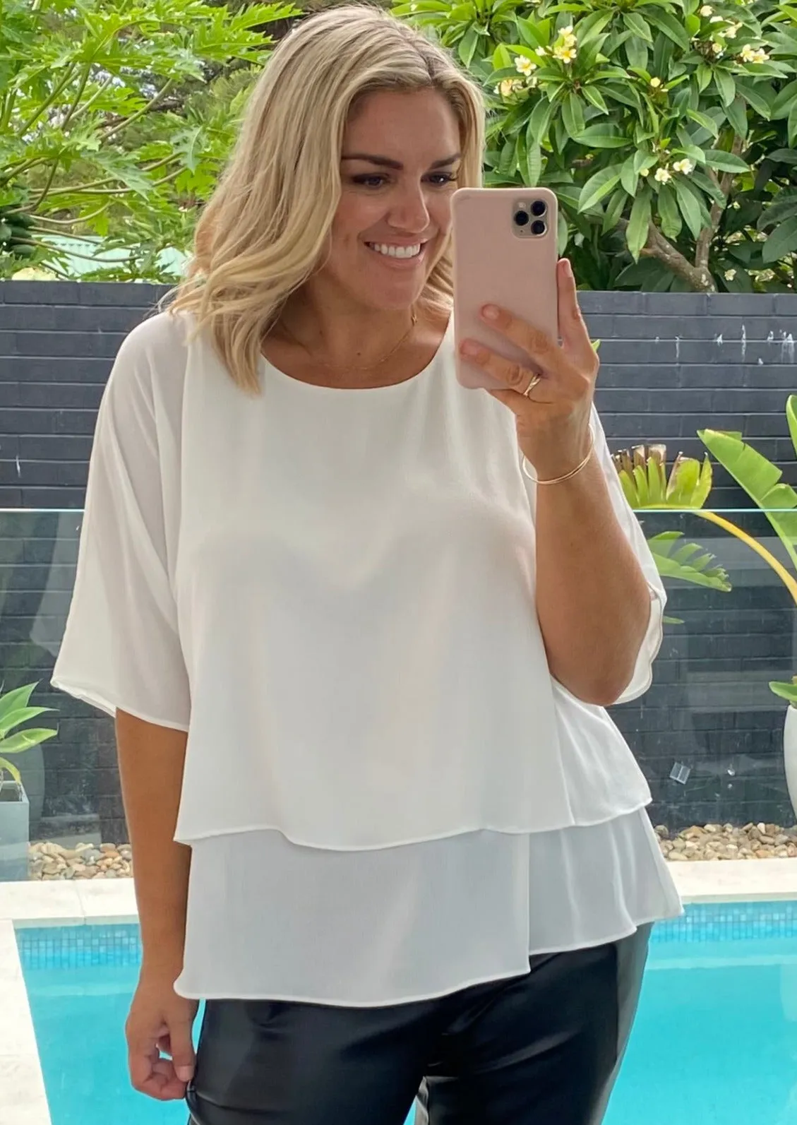 Marvel Layer Tunic in Ivory