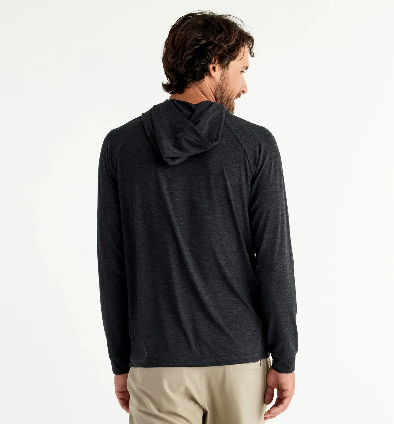 Men's Bamboo Flex Hoodie - Heather Black