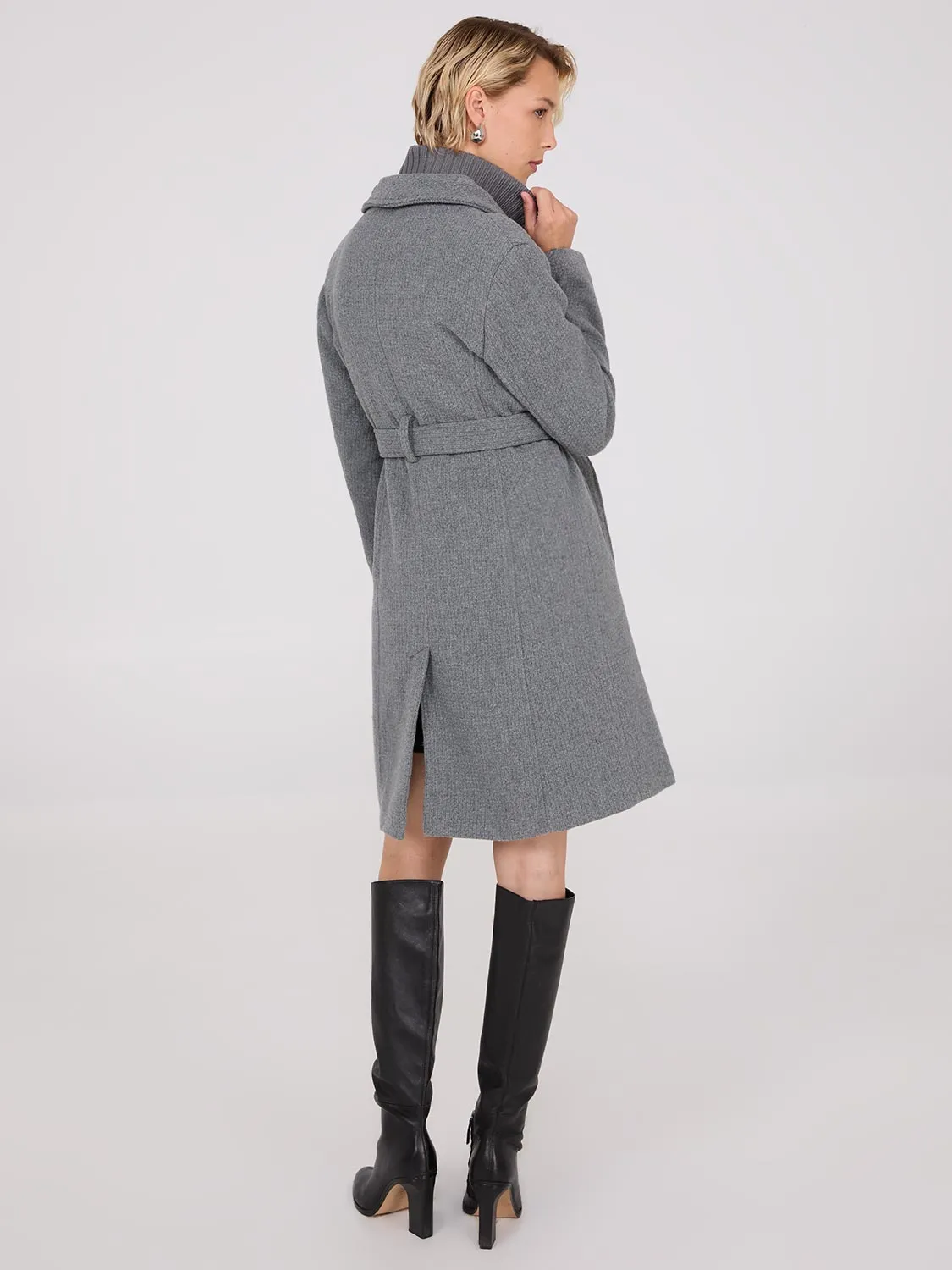 Mid-Length Wrap Coat