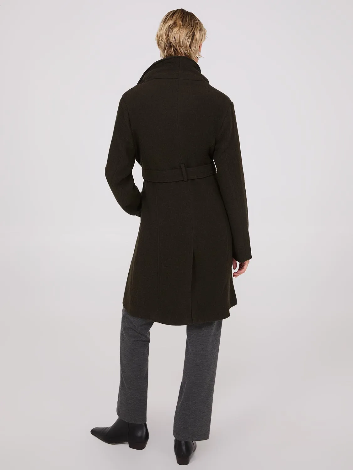 Mid-Length Wrap Coat