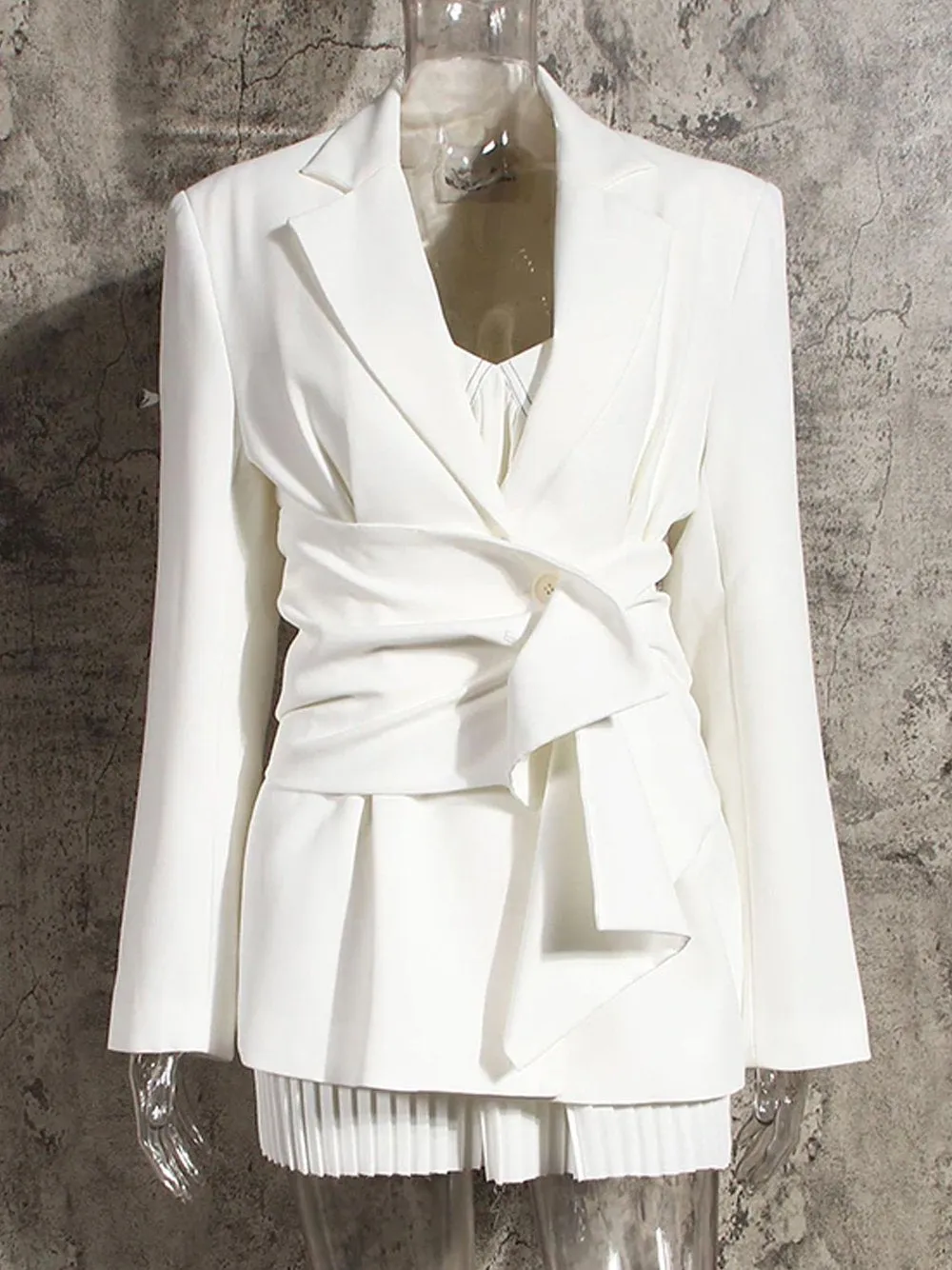 MONTE Blazer w Corset Belt