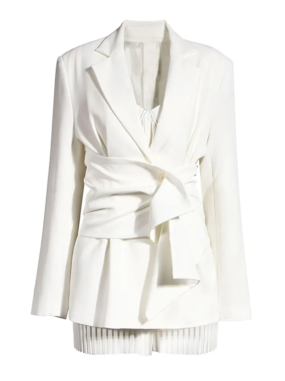 MONTE Blazer w Corset Belt