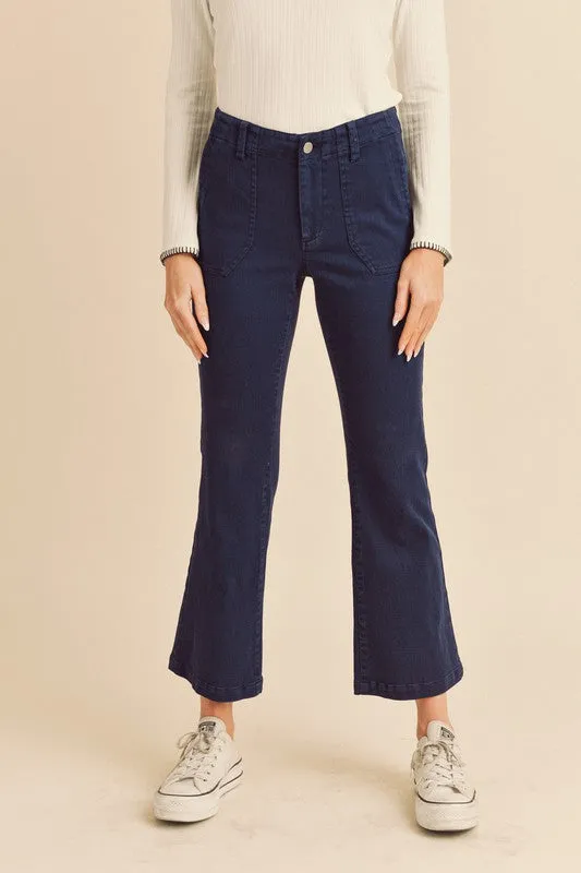 Navy Janesa Denim Pants