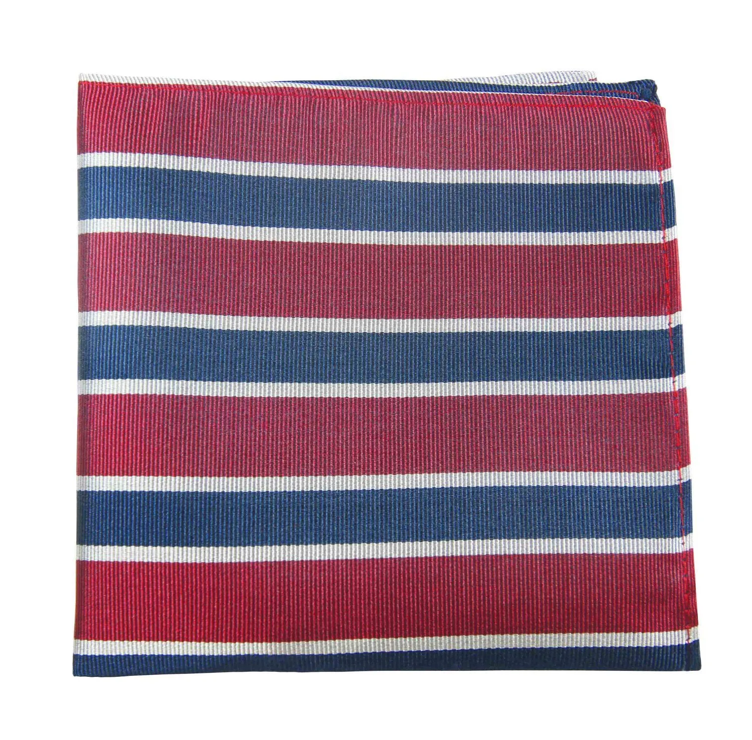 Necktie with Blue and Red Blazer Stripes