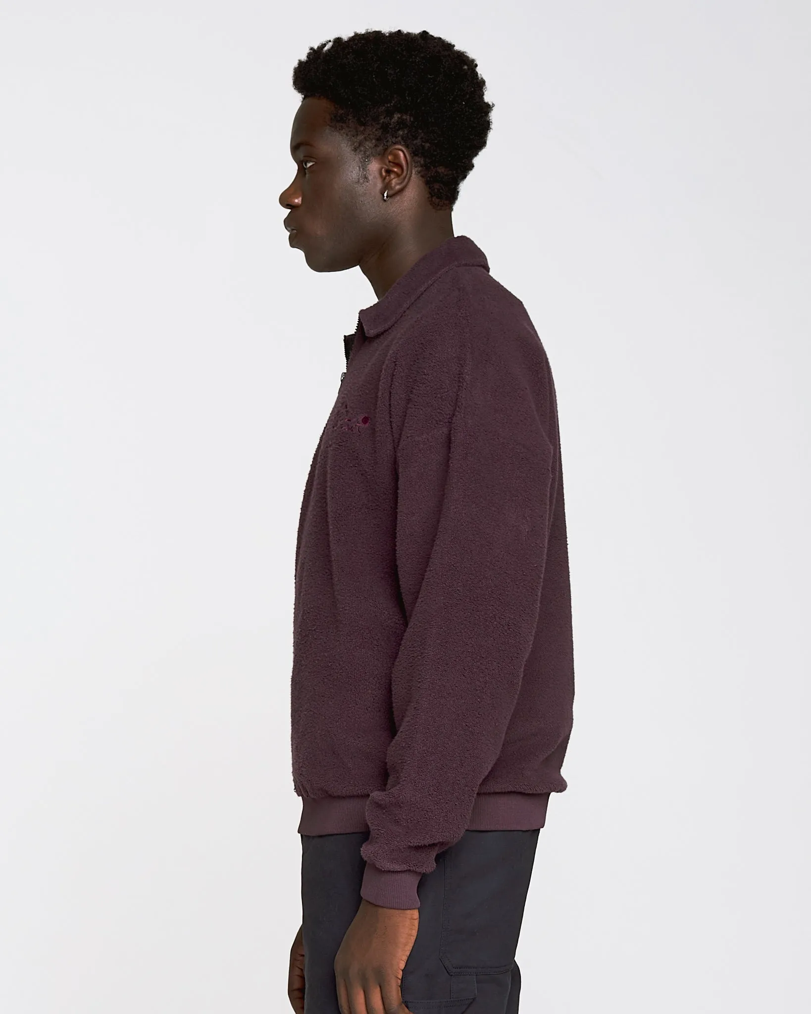 Nevada Sweater Basic Cotton Fleece Mauve