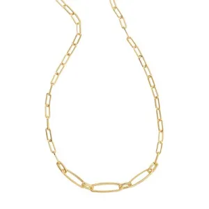 New - Kendra Scott Etta 14K Gold Over Brass Chain Necklace - Gold