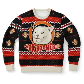 Ok Boomer Funny Ugly Sweater