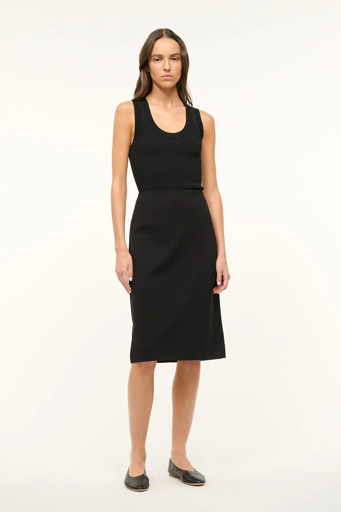 PASCALE PENCIL SKIRT | BLACK