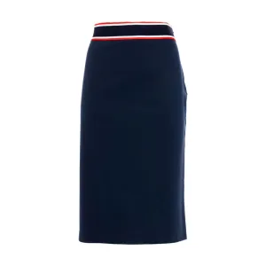 PINKO Blue Viscose Skirt