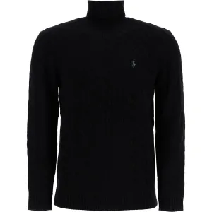 Polo Ralph Lauren cable-knit wool and cashmere turt