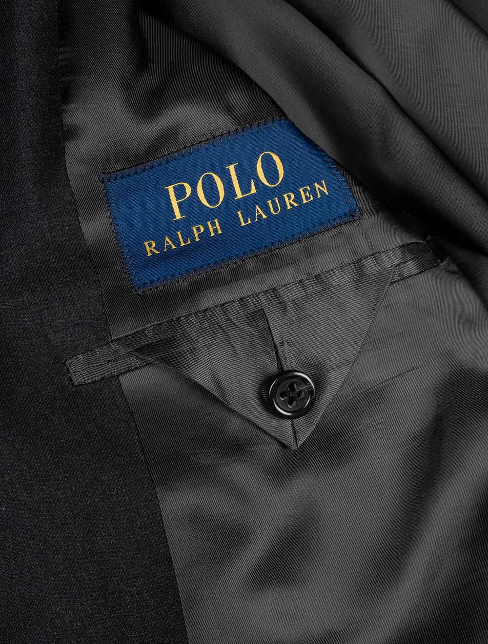 Polo Wool Twill Two-piece Suit Charcoal