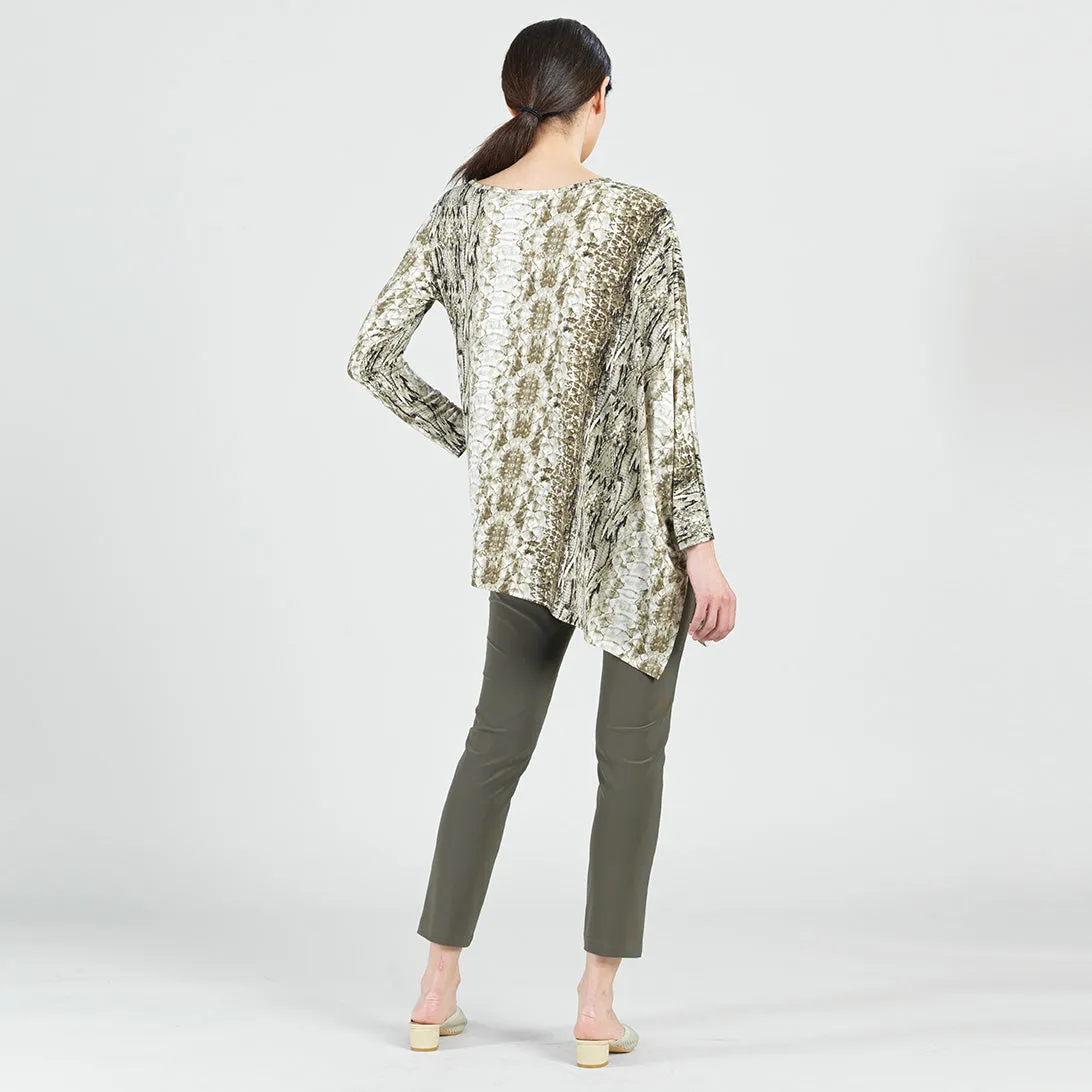 Poncho Sleeve Tunic - Python - Final Sale!