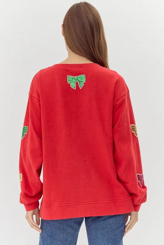 Put A Bow On It Sweatshirt