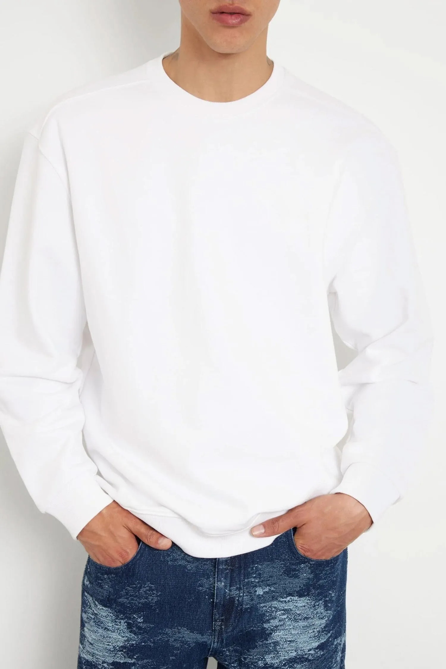 Qena Men's Long Sleeve Fleece Sweat Shirt