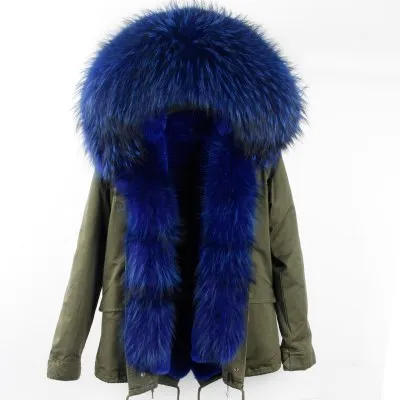 Real Fur Thick Hooded Faux Fur Liner Parkas (Mutli- Colors, Styles)