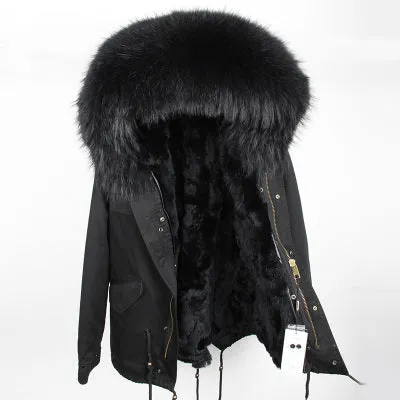 Real Fur Warm Thick Parkas (Collection of 18)