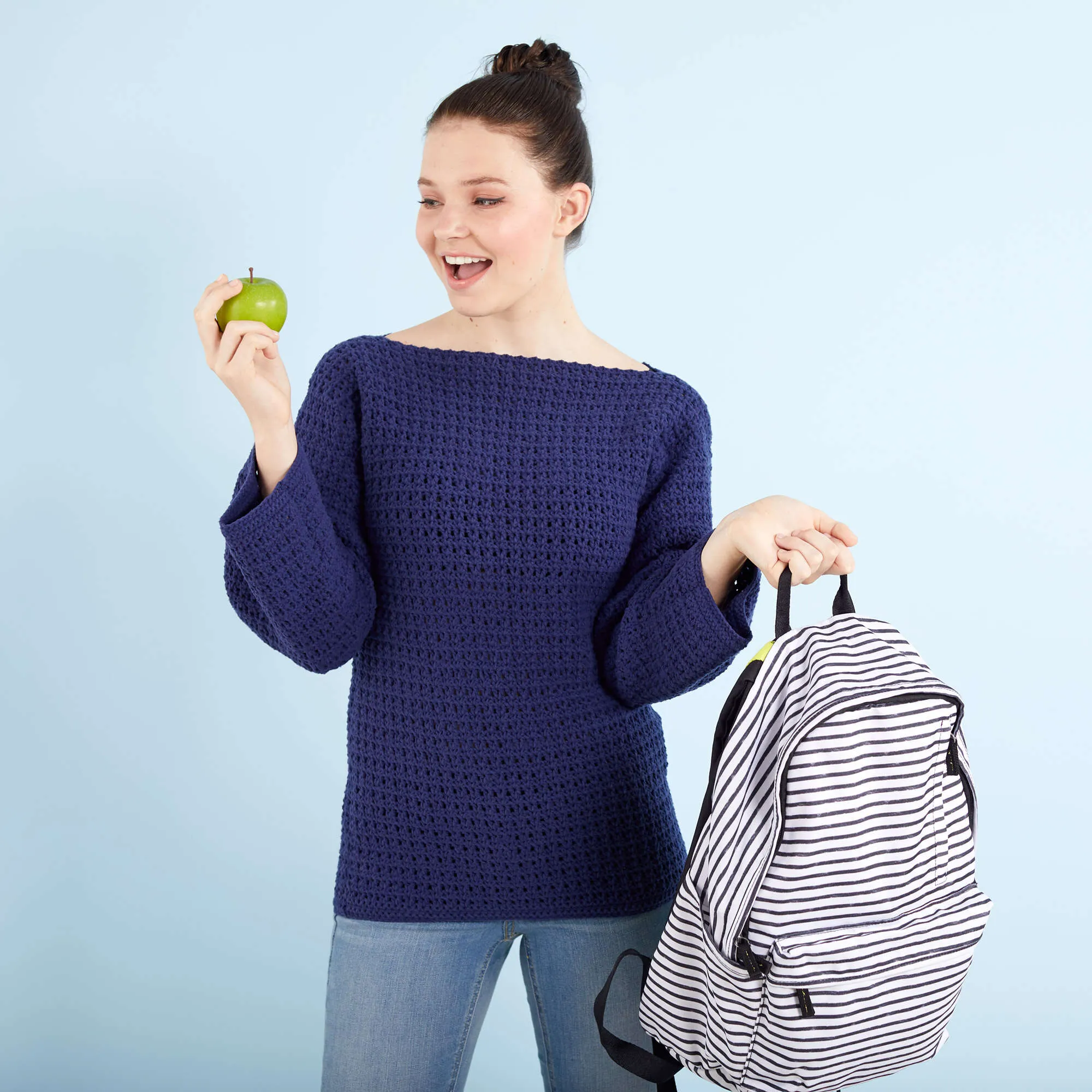 Red Heart Make The Grade Crochet Tunic