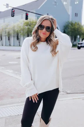 Relaxing Retreat Knit Sweater - Cream