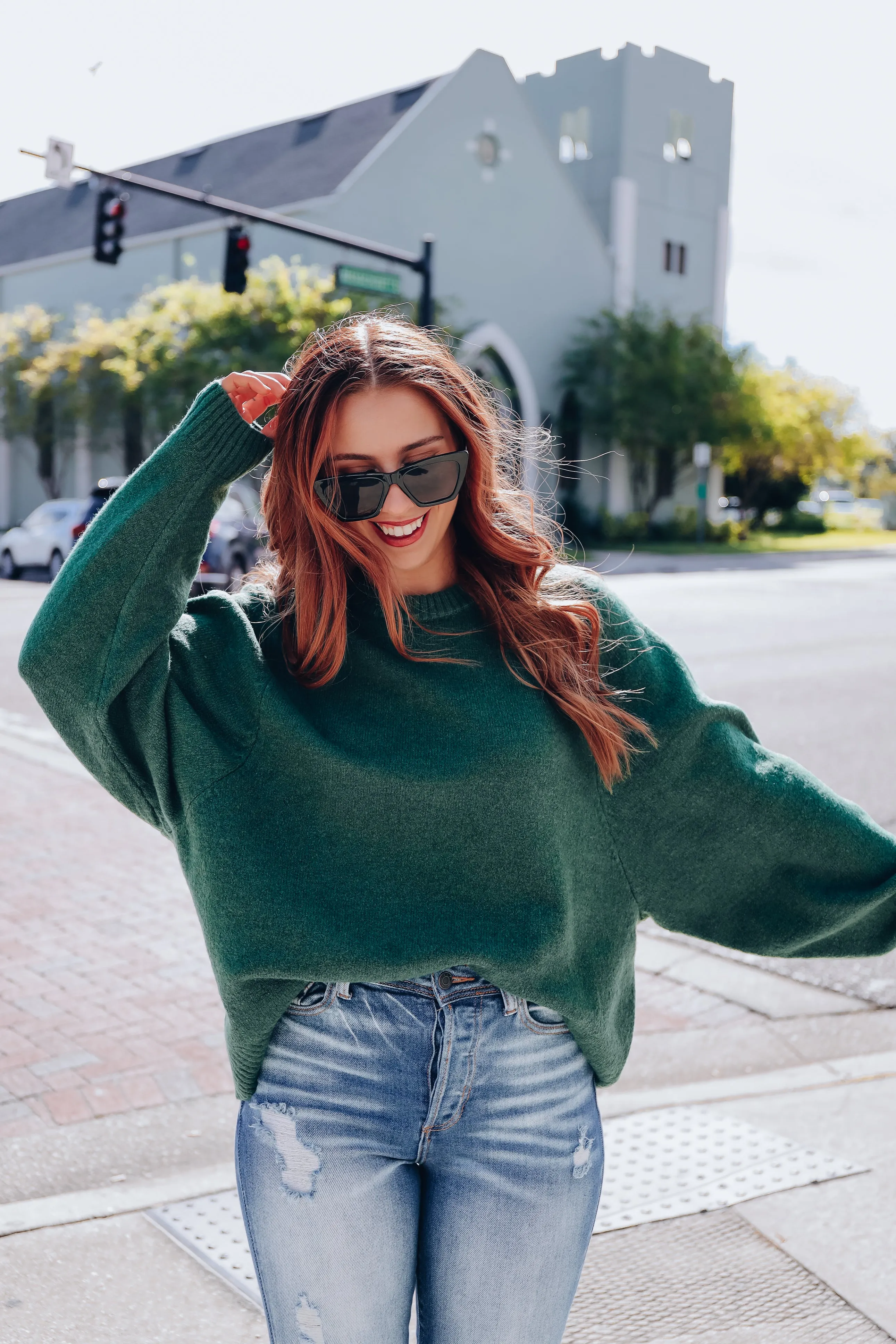 Relaxing Retreat Knit Sweater - Green