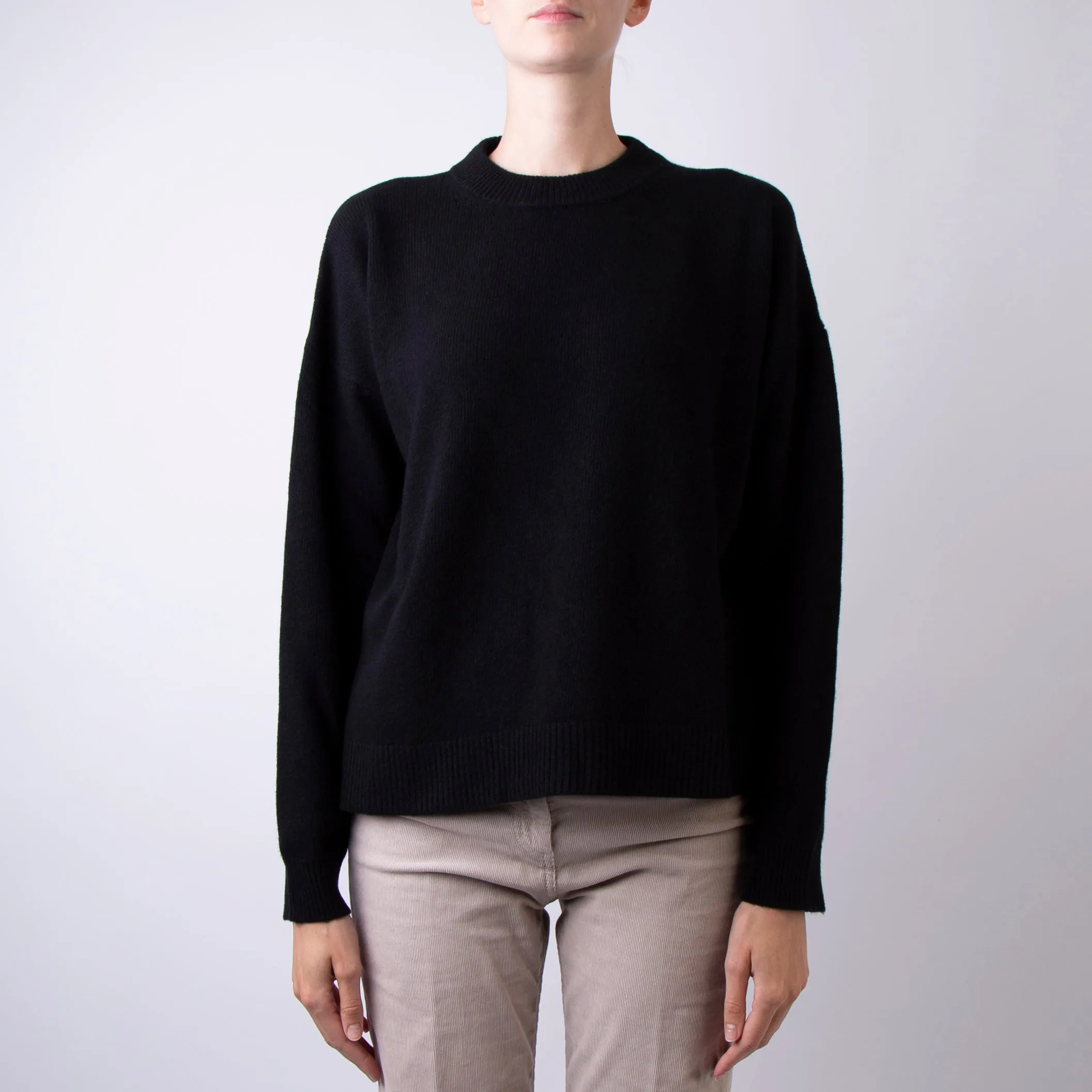 ROBERTO COLLINA SWEATER A40101 09 BLACK