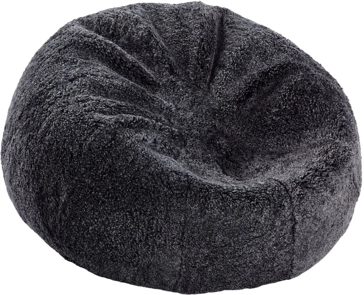 Round Sheepskin Bean Bag | Short Wool | Medium | Large