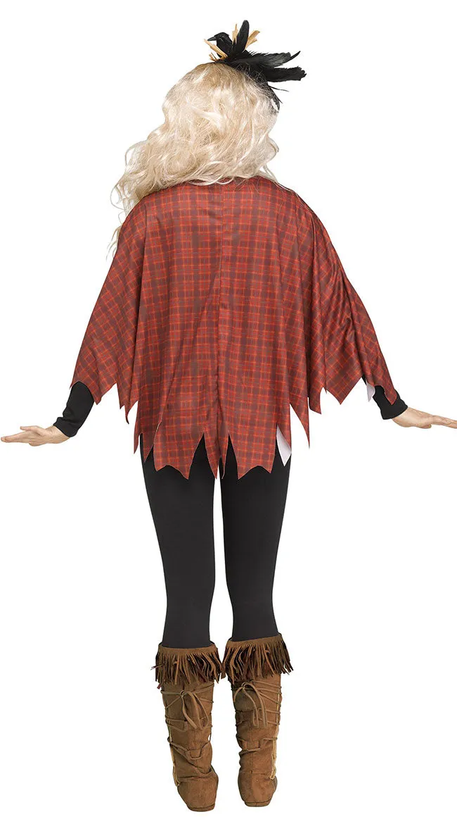 Scary Crow Poncho Costume