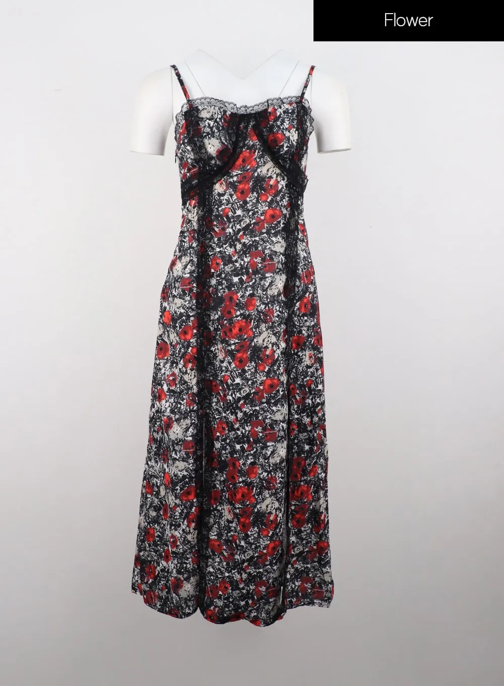 Sleeveless Floral Maxi Dress IS304