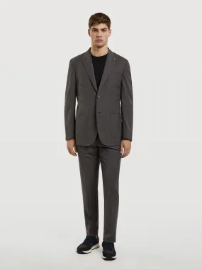 Slim Fit K-Jump Pied-poule Suit