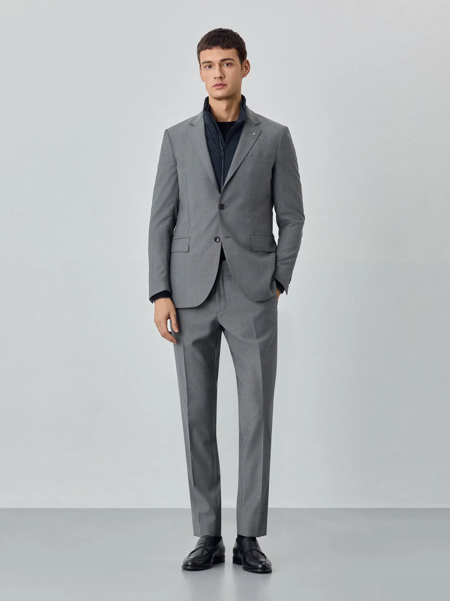 Slim fit K-Stretch Birdeye Suit